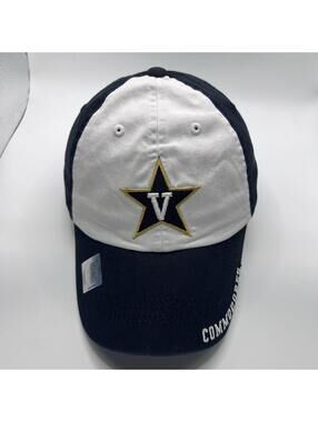 Vanderbilt Commodores Black Baseball Cap Hat Strapback Vandy NCAA Nashville Star